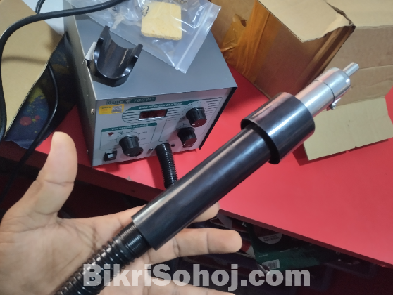 QUICK 706W+ Digital Display Hot Air Gun + Soldering Iron